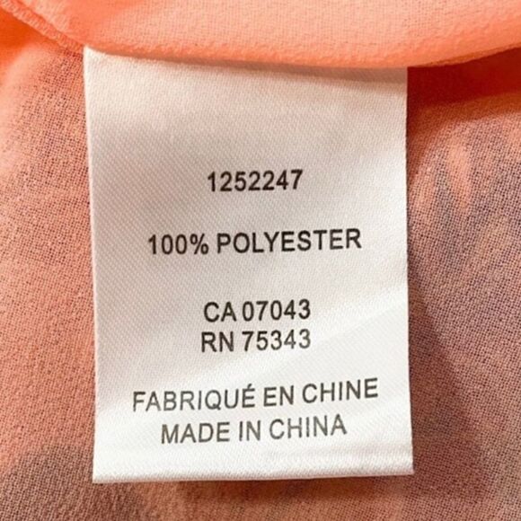 Joie Peach Floral Top Sz M - Picture 4 of 5